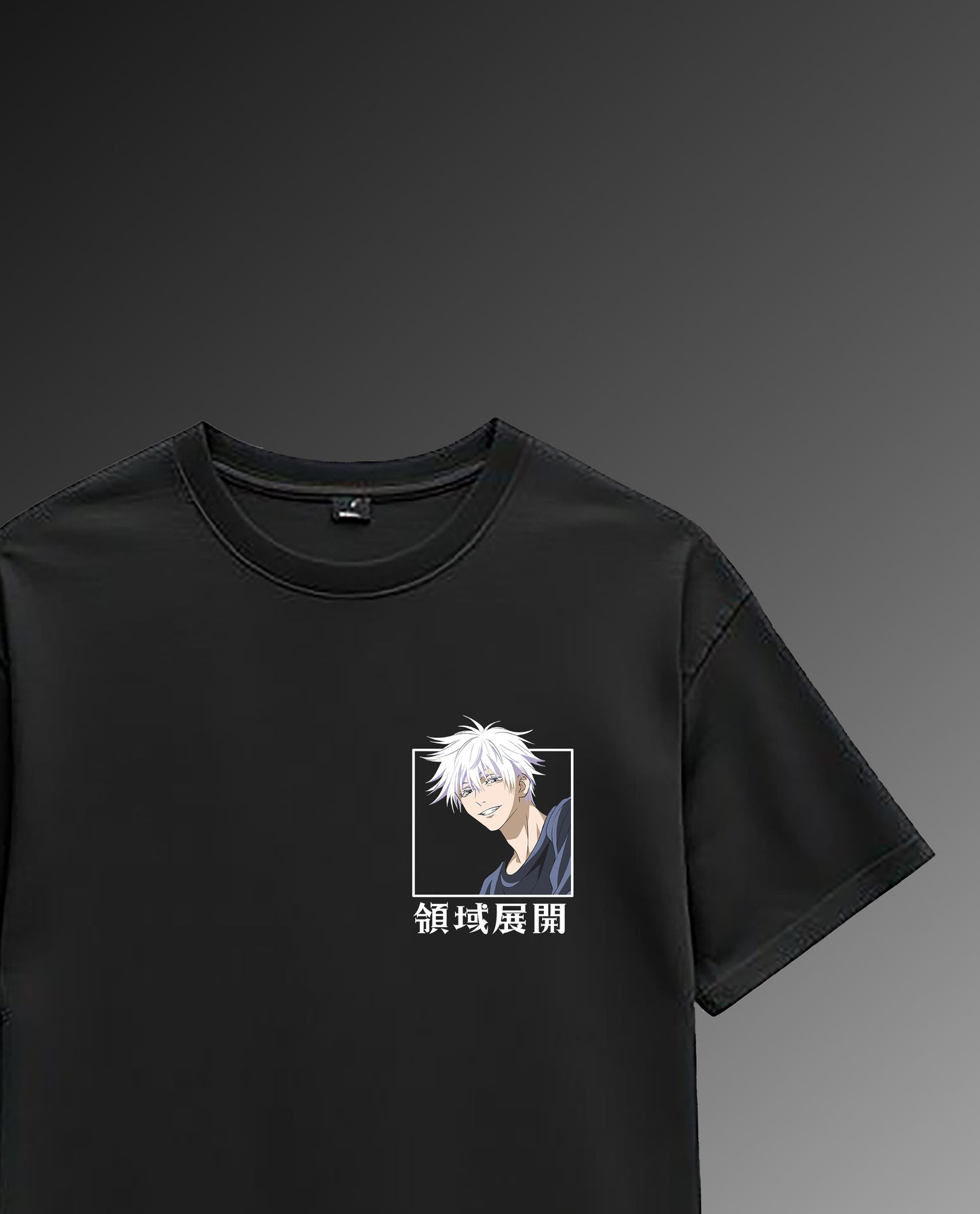 Infinity Curse-Sataru Gojo Oversized Tsirt