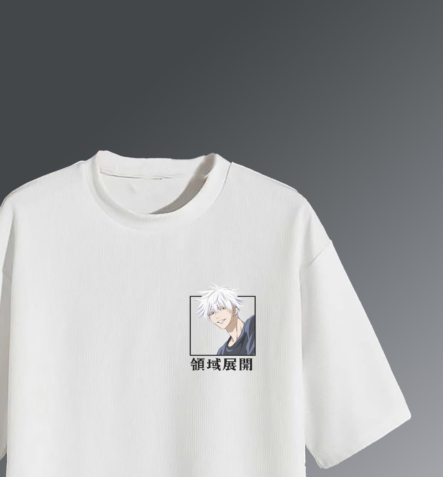 Infinity Curse-Sataru Gojo Oversized Tsirt