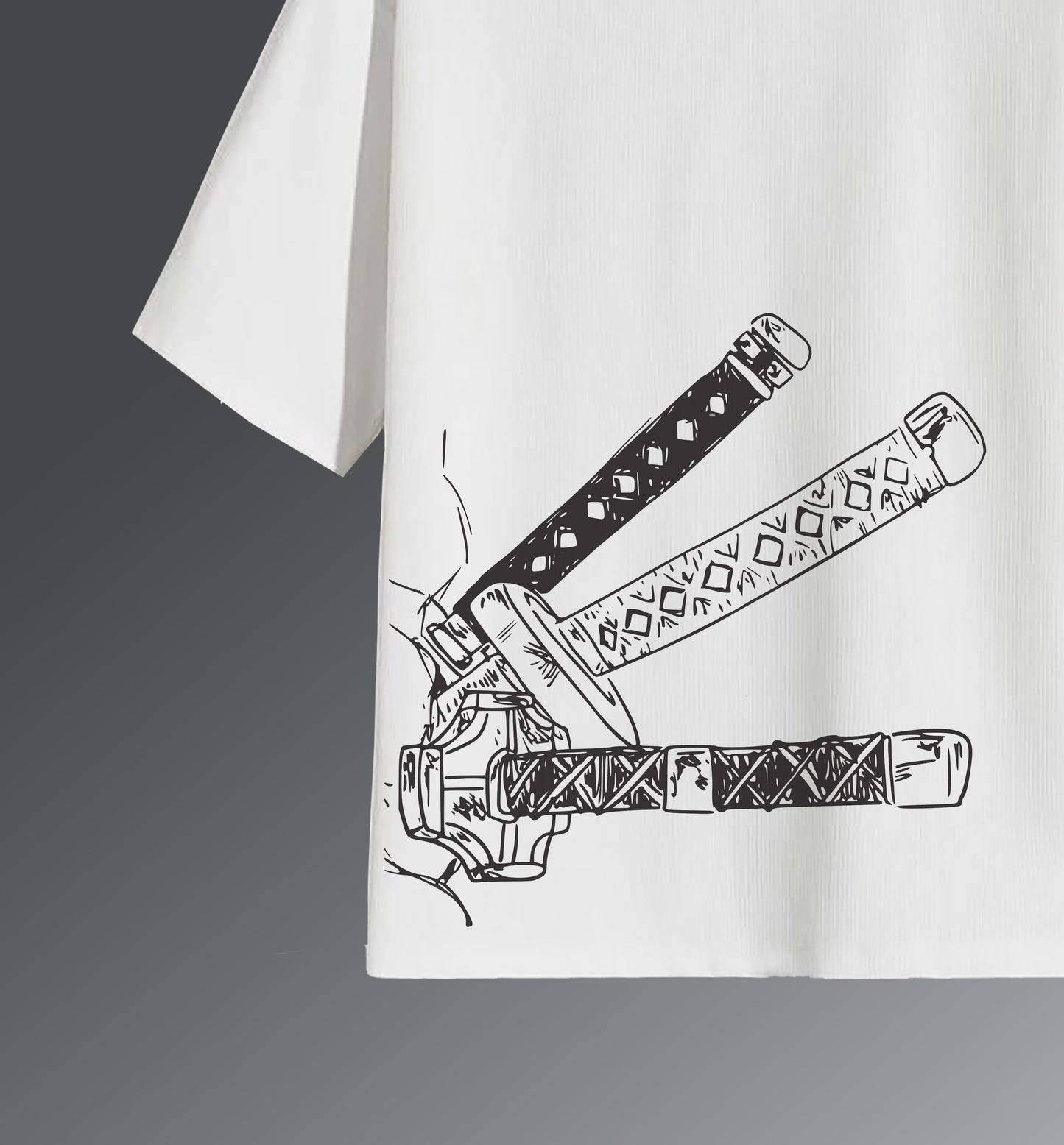 Three-Sword Style-Roronoa Zoro Oversized Tshirt
