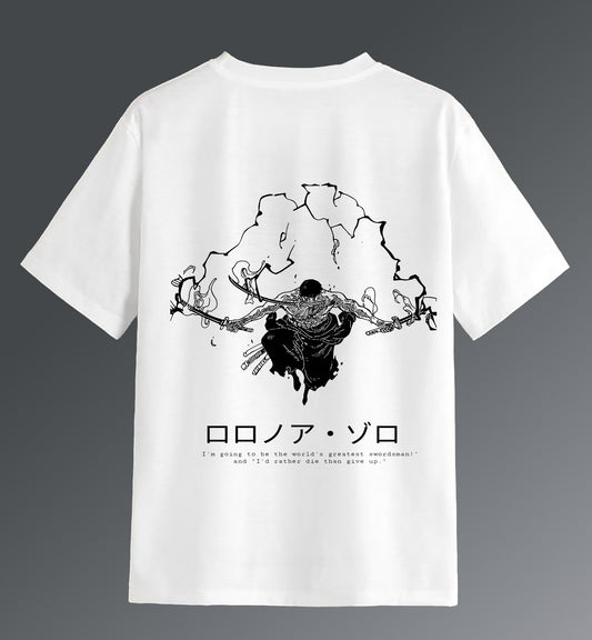 Three-Sword Style-Roronoa Zoro Oversized Tshirt